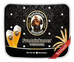 Franziskaner (Black) | DripTray Magnet (Small)