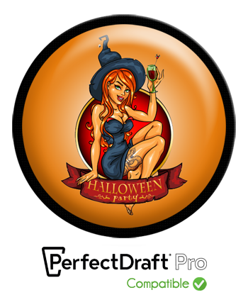 Pin-Up - Halloween | Medallion (PerfectDraft Pro)